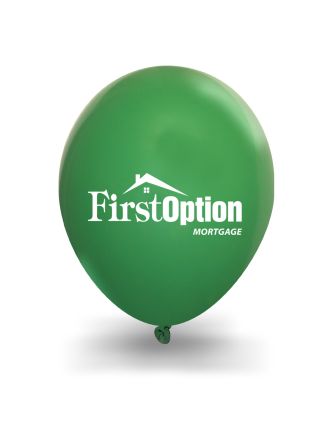 Green 11" Latex Balloon - Packs of 10